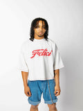 Stitched Blur Red Tee Felici