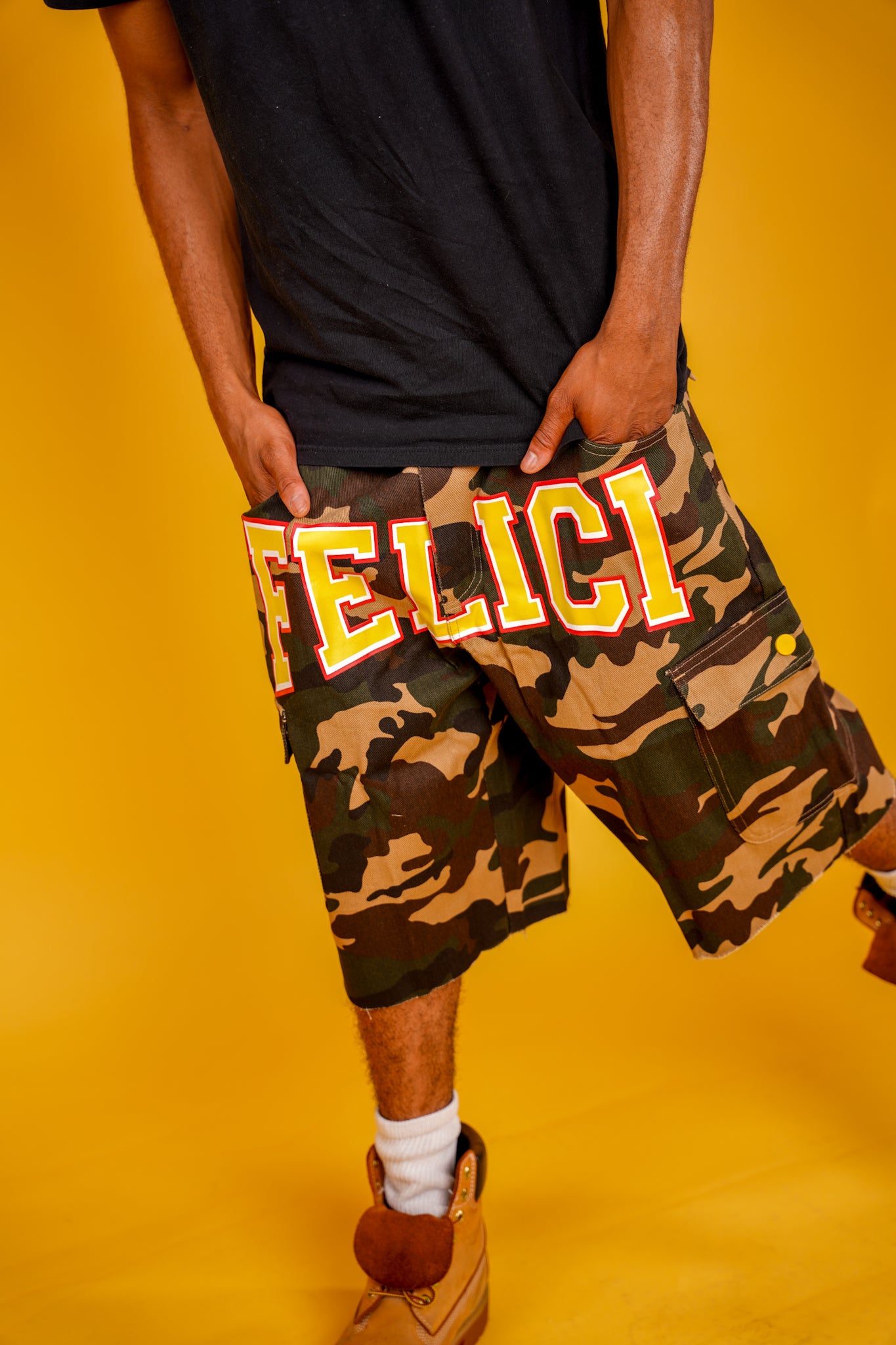 Camo Cargo Shorts