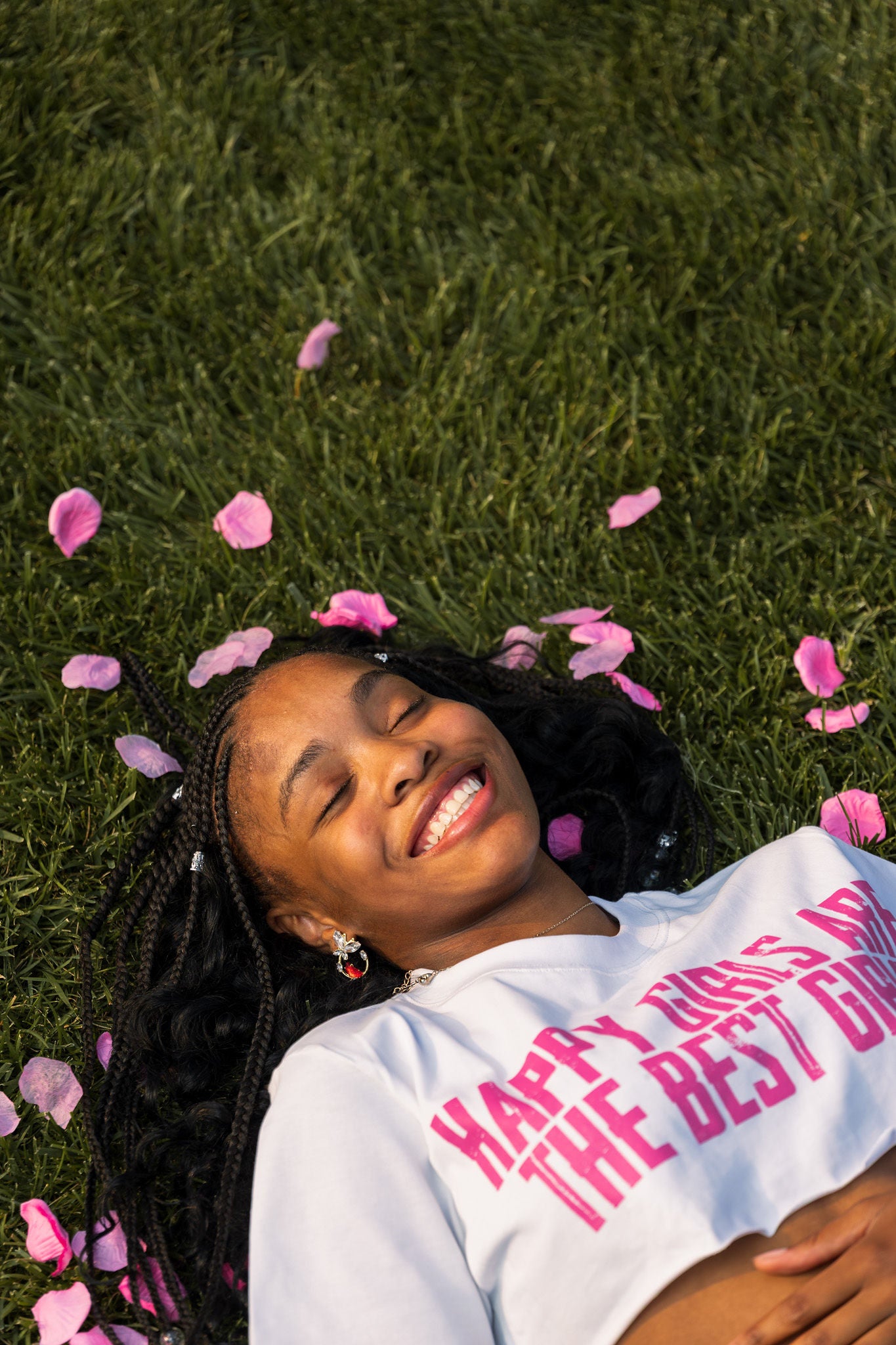 Happy Girls Crop Top