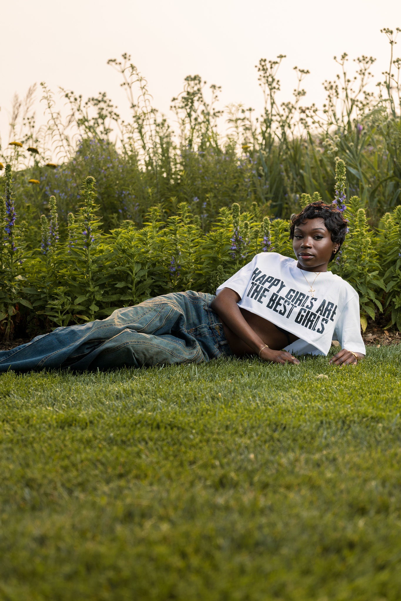 Happy Girls Crop Top