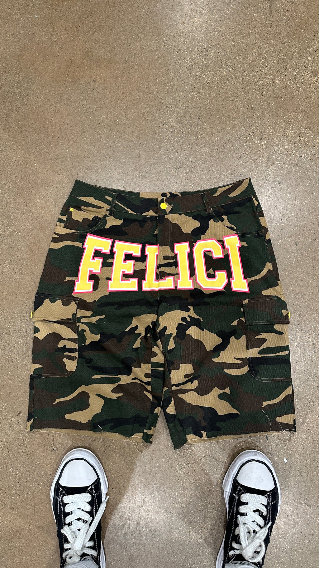 Camo Cargo Shorts