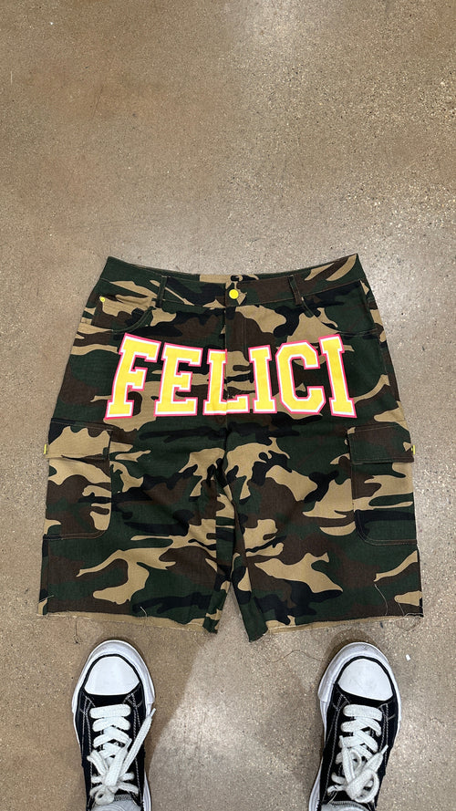 Camo Cargo Shorts