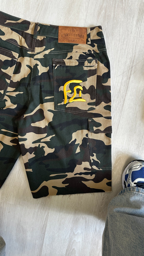 Camo Cargo Shorts