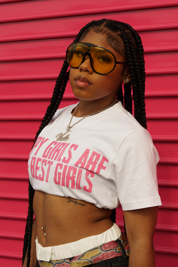 Happy Girls Crop Top