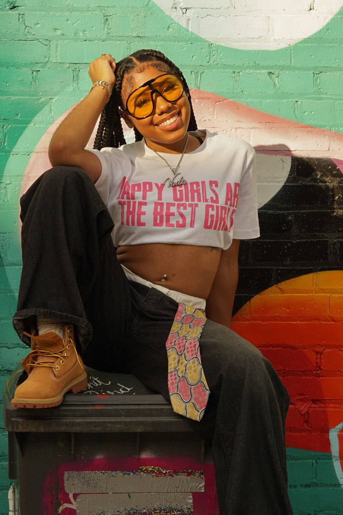 Happy Girls Crop Top
