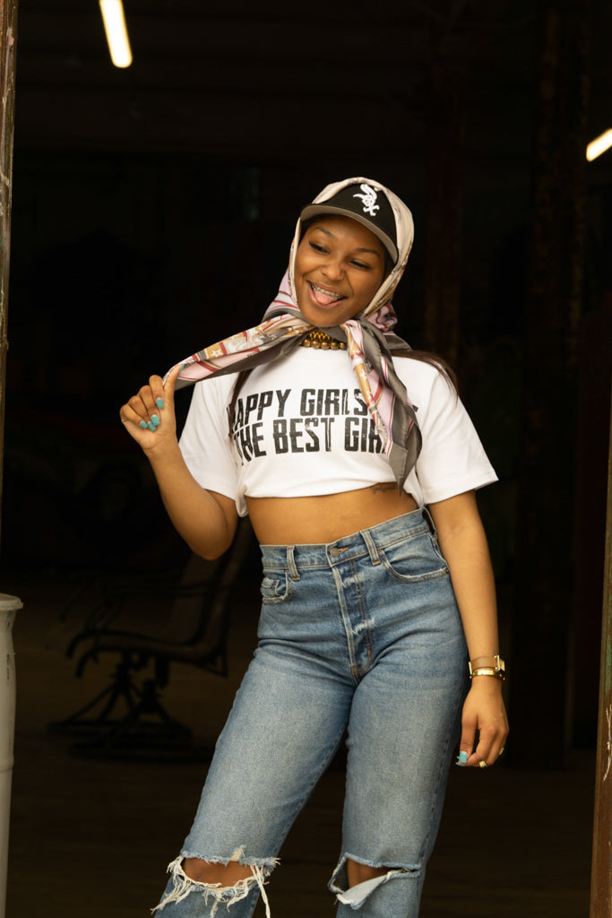 Happy Girls Crop Top